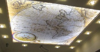 Натяжной потолок с фотопечатью Алапаевск, цена от 6289 руб.